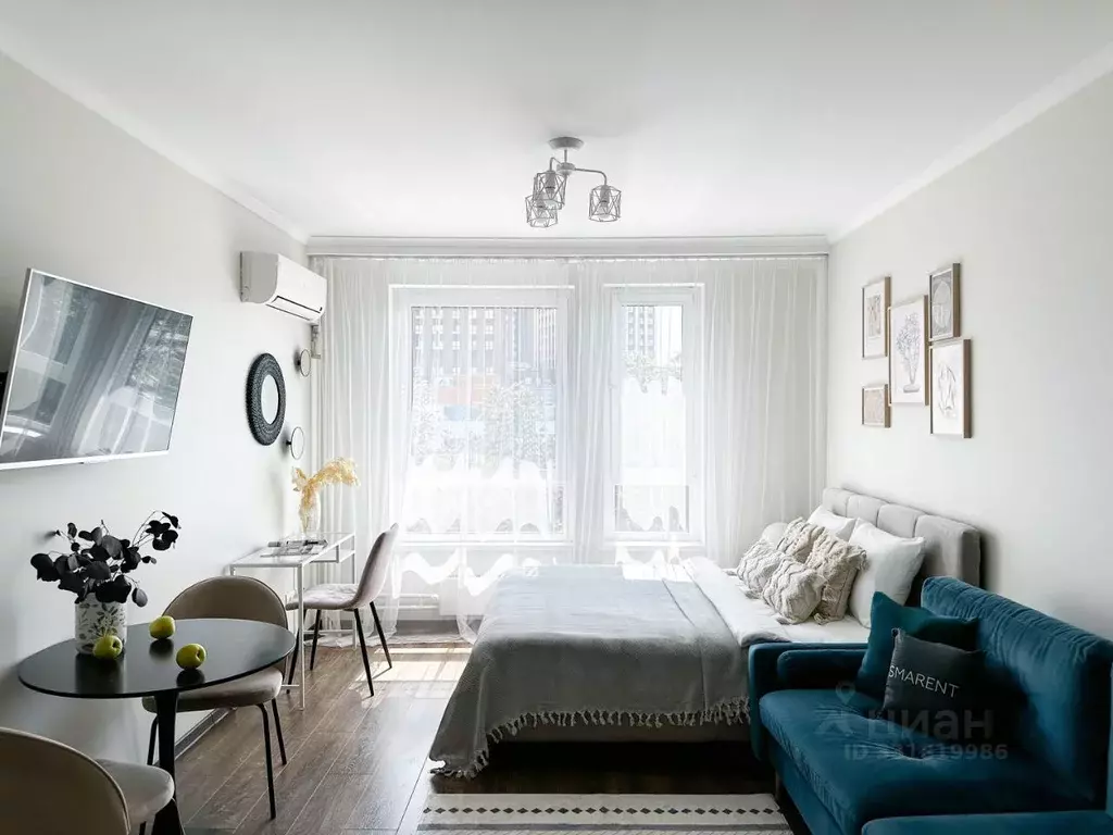 Студия Москва Варшавское ш., 141к11 (34.8 м) - Фото 2