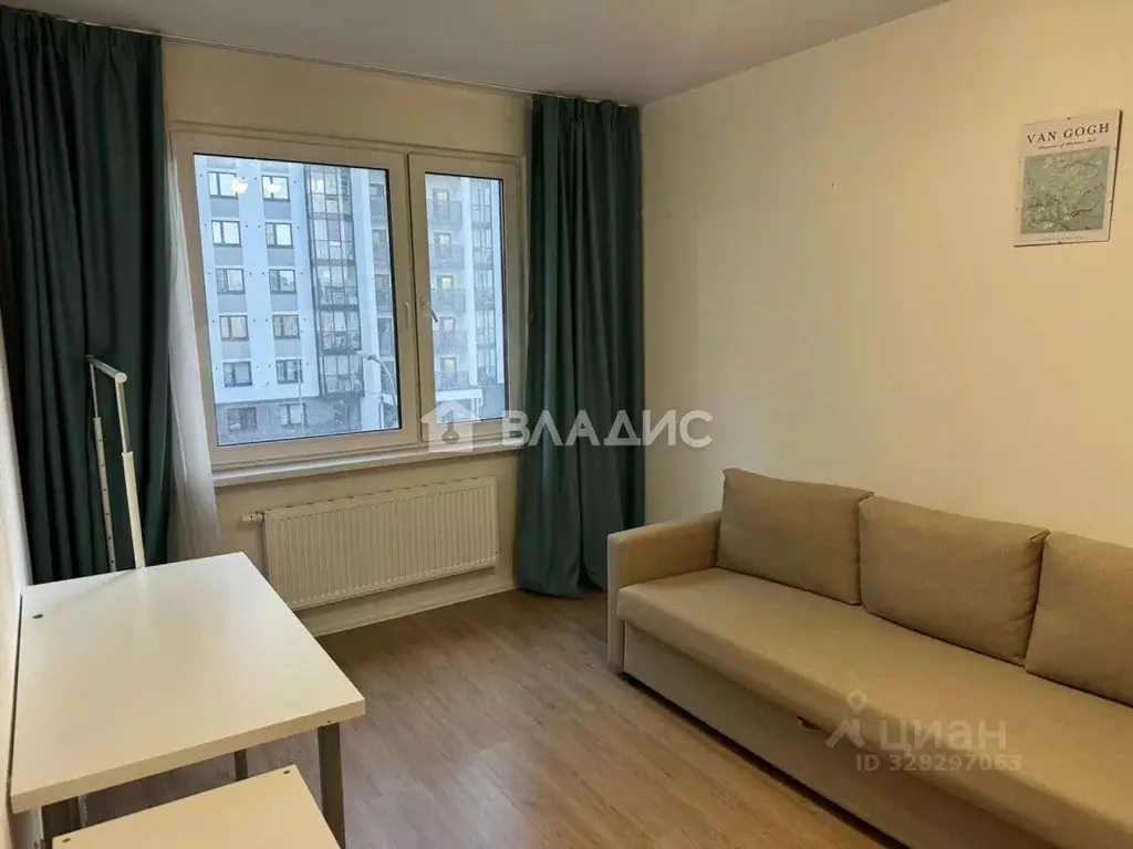 1-к кв. Санкт-Петербург ул. Лидии Зверевой, 9к2 (36.8 м) - Фото 1