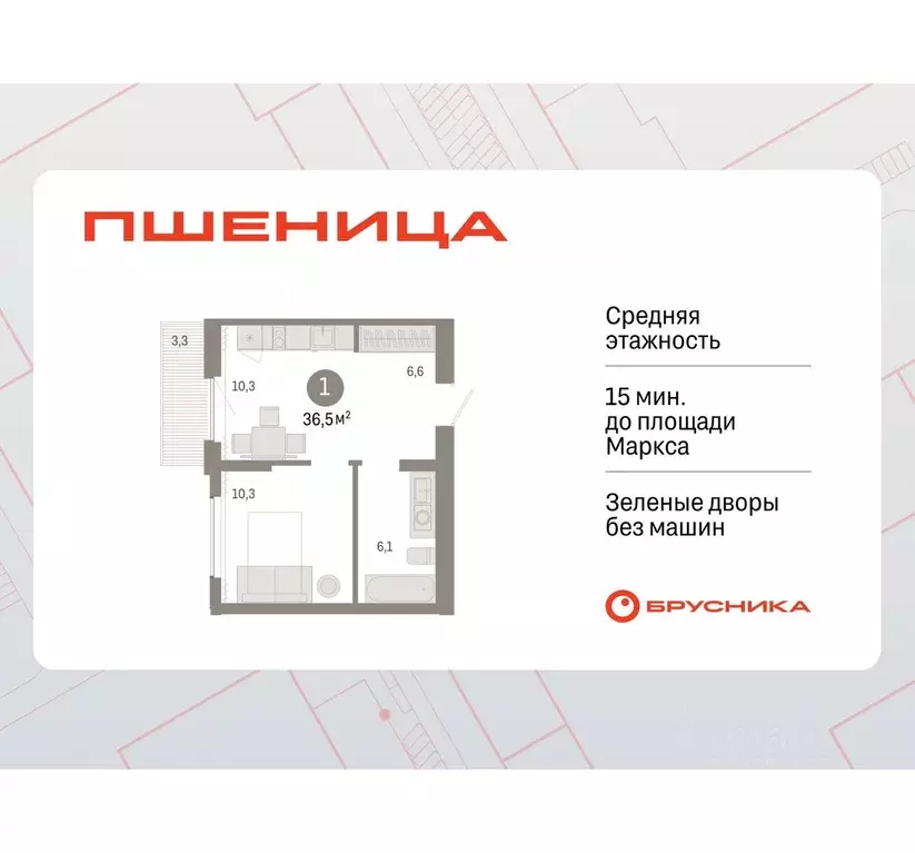 Студия Новосибирская область, Новосибирский район, Краснообск рп, 3-й ... - Фото 1