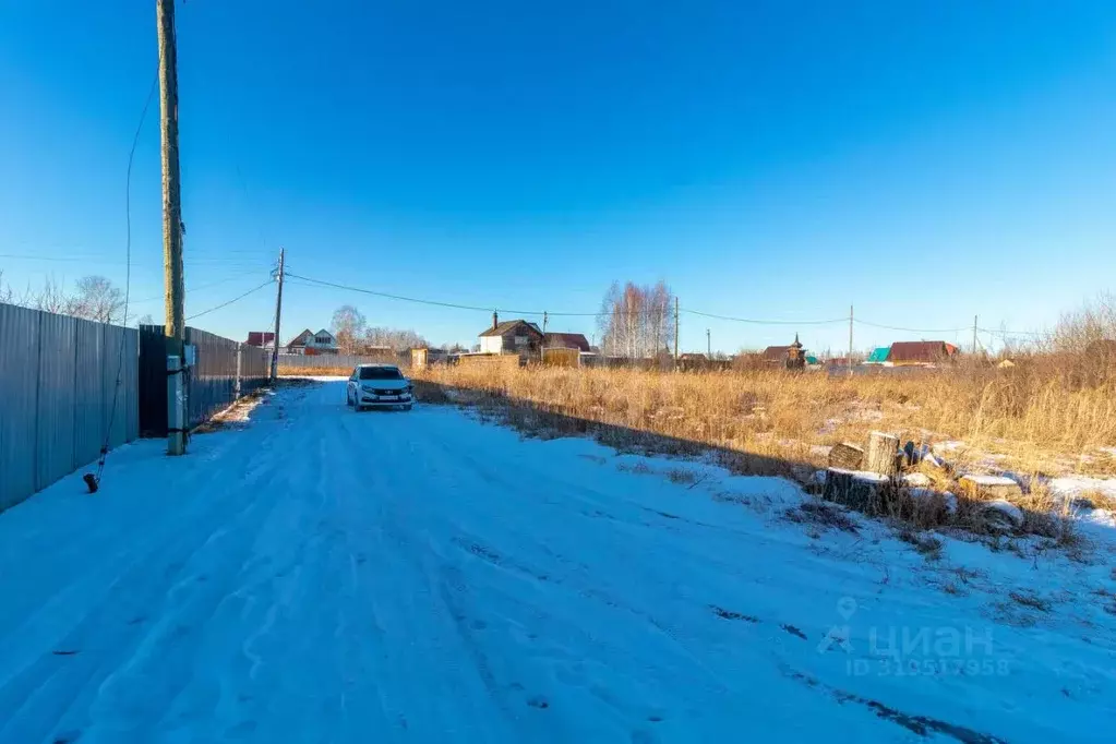 Участок в Тюменская область, Нижнетавдинский район, Строитель ТСН  ... - Фото 0