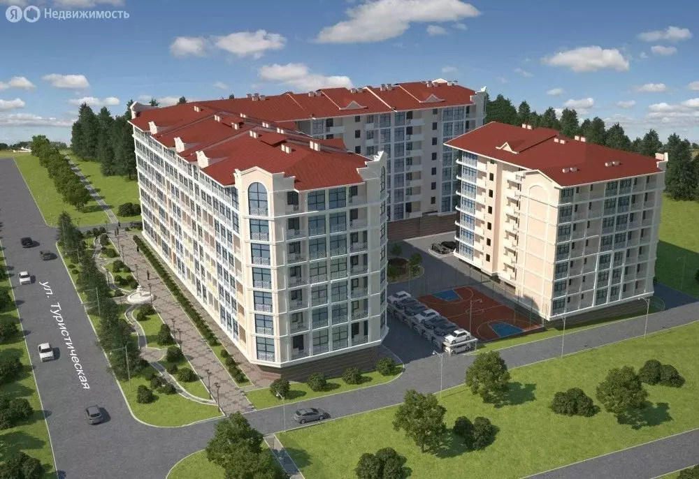 2-комнатная квартира: Геленджик, Туристическая улица, 3Д (53 м) - Фото 2