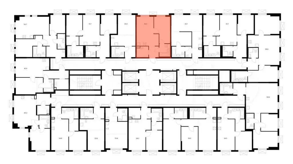 1-к. квартира, 36,5 м, 13/25 эт. - Фото 1