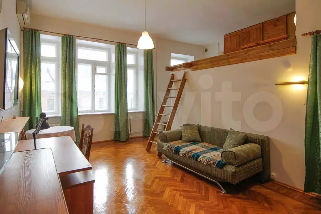 1-к. квартира, 44 м, 2/5 эт. - Фото 1