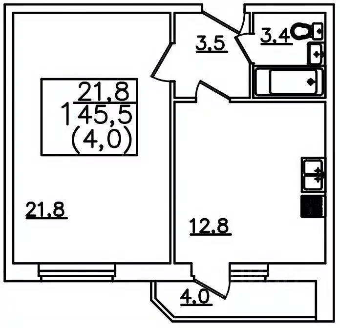 1-к кв. Ставропольский край, Пятигорск Бештау мкр, Алые Паруса жилой ... - Фото 1