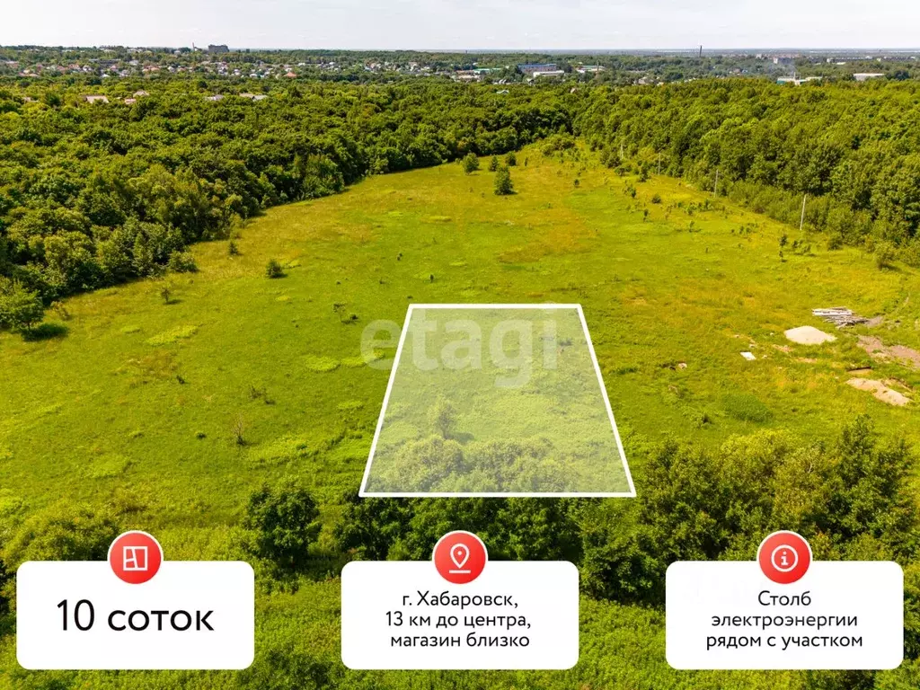 Участок в Хабаровский край, Хабаровский район, Ильинка с/пос, с. ... - Фото 2