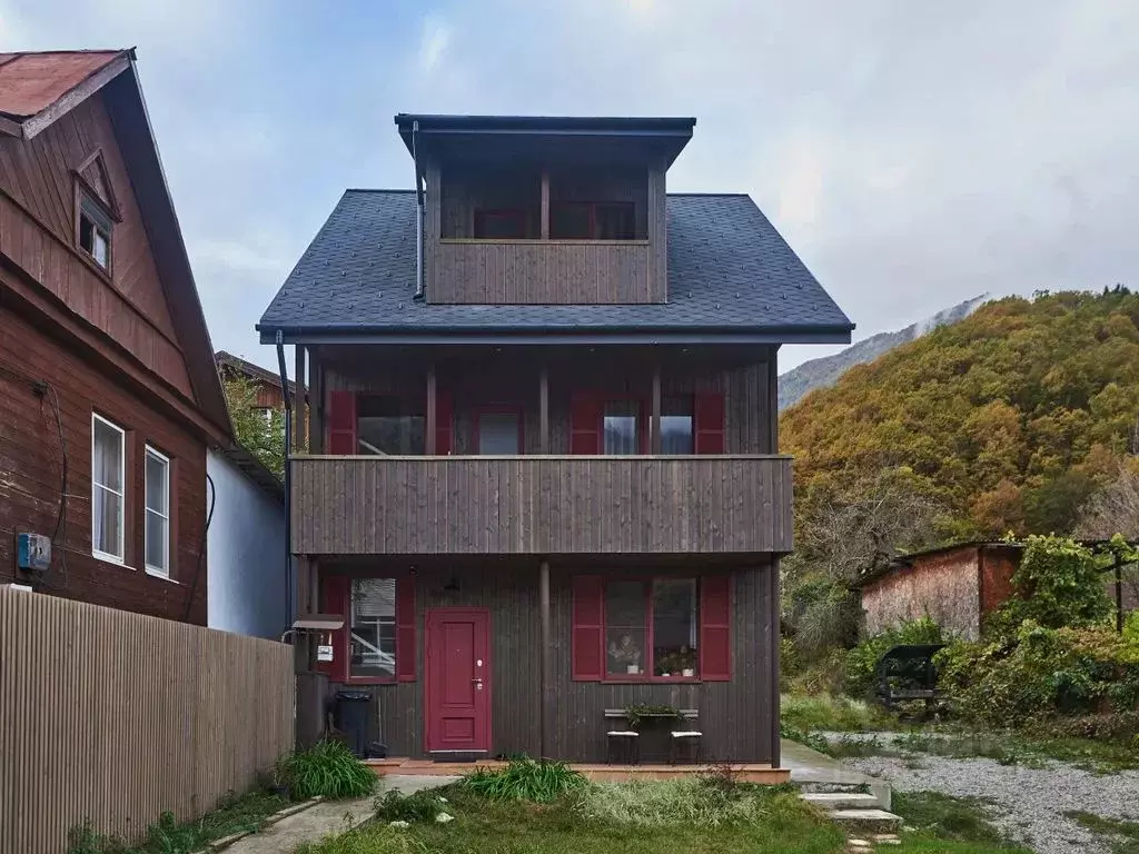 Дом в Краснодарский край, Сочи Красная Поляна пгт, ул. Волоколамская, ... - Фото 2