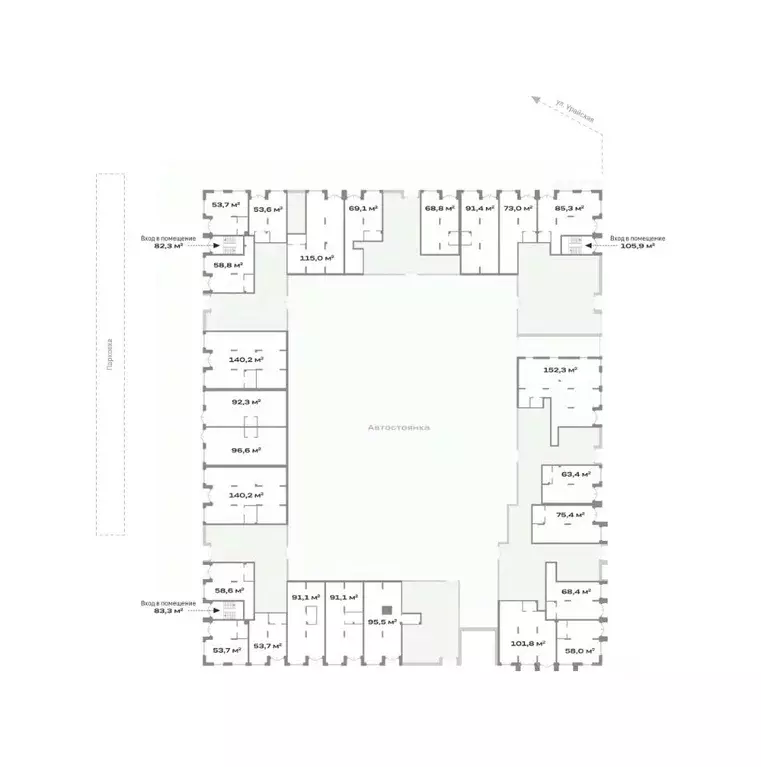 Помещение свободного назначения в Тюменская область, Тюмень Зарека ... - Фото 2