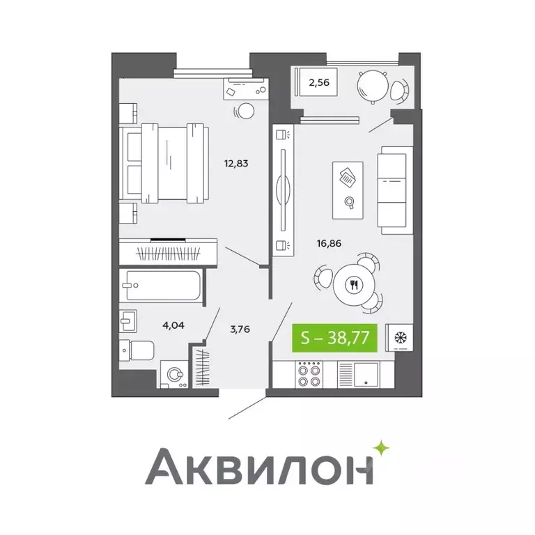 1-к кв. Архангельская область, Архангельск просп. Обводный Канал ... - Фото 0