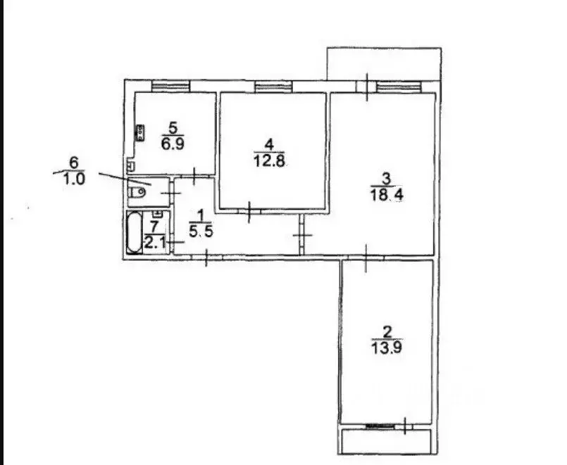 3-к кв. Саратовская область, Саратов ул. Имени В.Н. Симбирцева, 14 ... - Фото 0