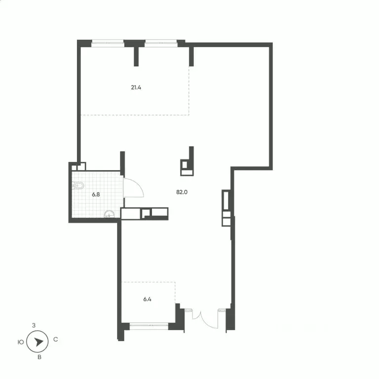 Помещение свободного назначения в Татарстан, Казань ул. Гаврилова (36 ... - Фото 1