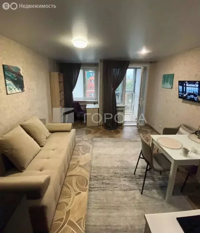 Квартира-студия: Барнаул, улица Никитина, 107 (30 м) - Фото 1