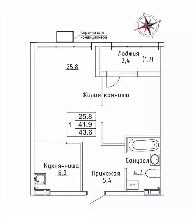 1-к кв. Приморский край, Надеждинский район, пос. Новый ул. Ленина, ... - Фото 0