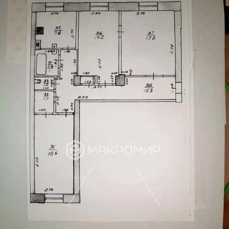 3-к кв. Кировская область, Киров Октябрьский просп., 74 (76.0 м) - Фото 2