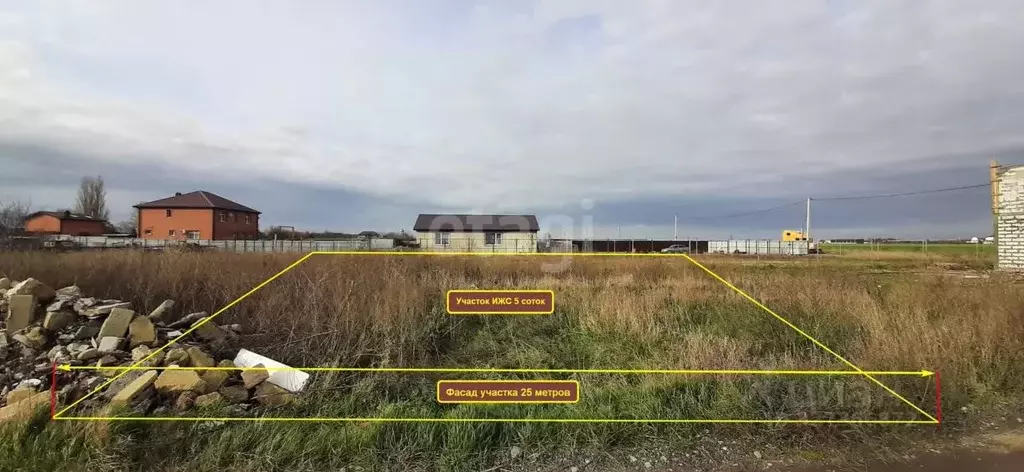 Участок в Краснодарский край, Анапа муниципальный округ, Красный ... - Фото 2