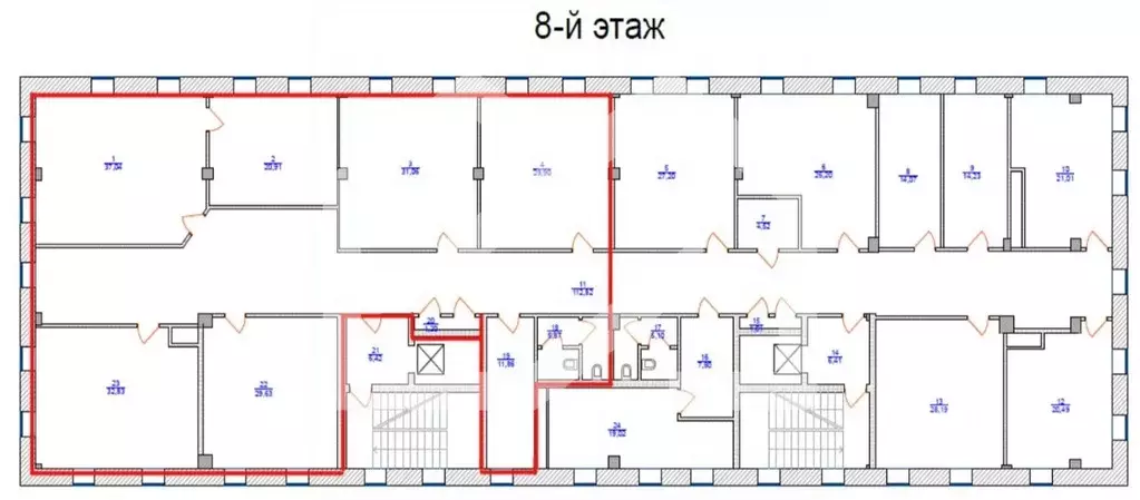 Офис в Москва ул. 3-я Ямского Поля, 32 (256 м) - Фото 2