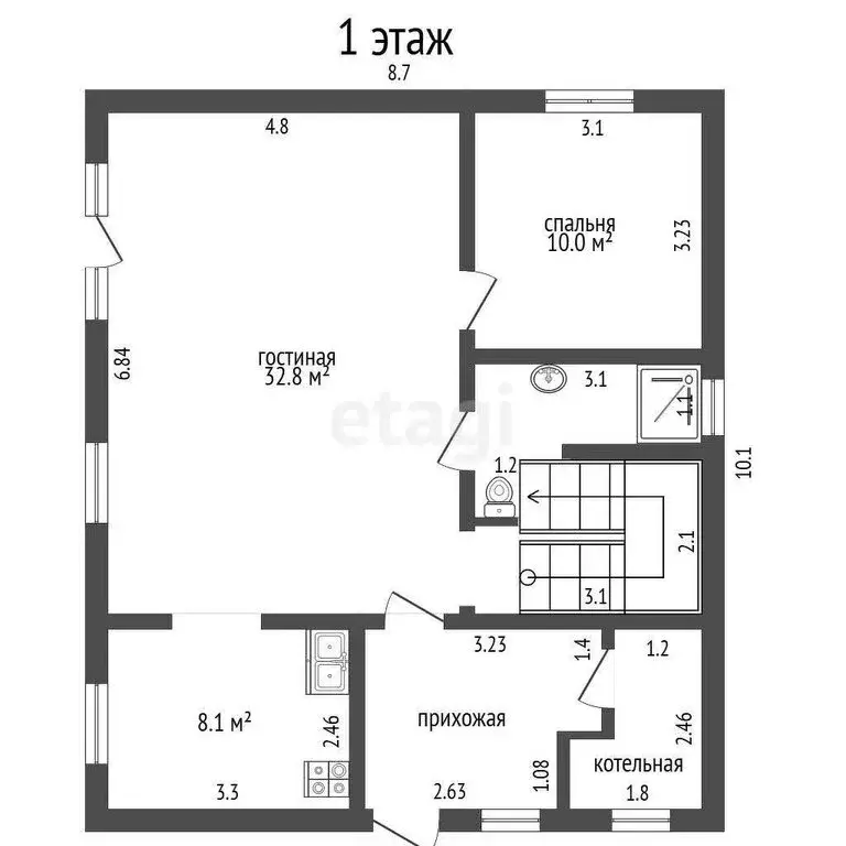 Участок в Ближнее, 1-я Октябрьская улица, 1Г (5 м) - Фото 2