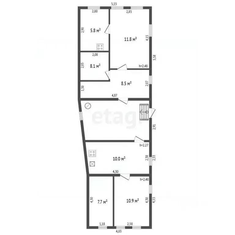 Дом в Владимирская область, Ковров ул. Дегтярева, 45 (60 м) - Фото 2