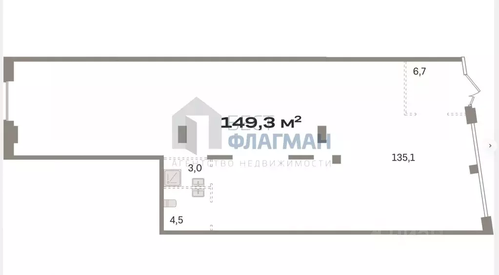 Помещение свободного назначения в Москва Квартал Герцена жилой ... - Фото 2