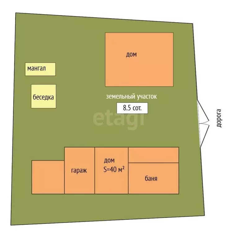 Дом в Мальцево, Центральная улица (100 м) - Фото 1