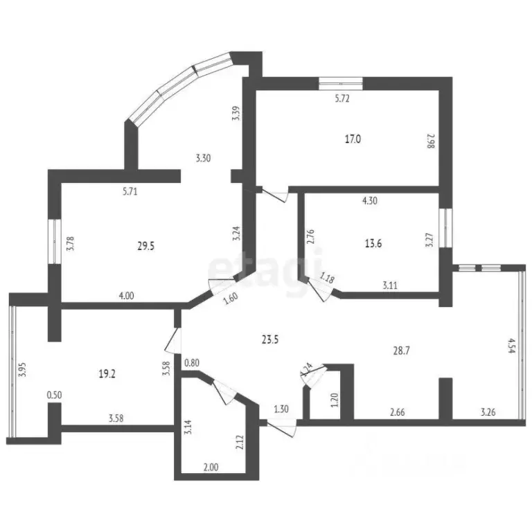 4-к кв. Карачаево-Черкесия, Черкесск ул. Космонавтов, 32А (138.5 м) - Фото 1