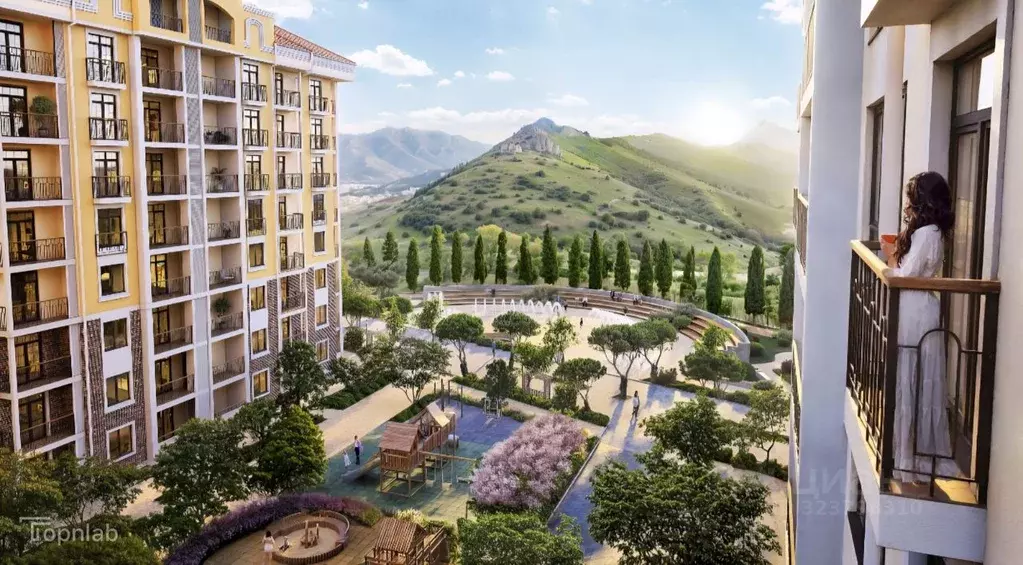 1-к кв. Крым, Судак Италика жилой комплекс (48.2 м) - Фото 2