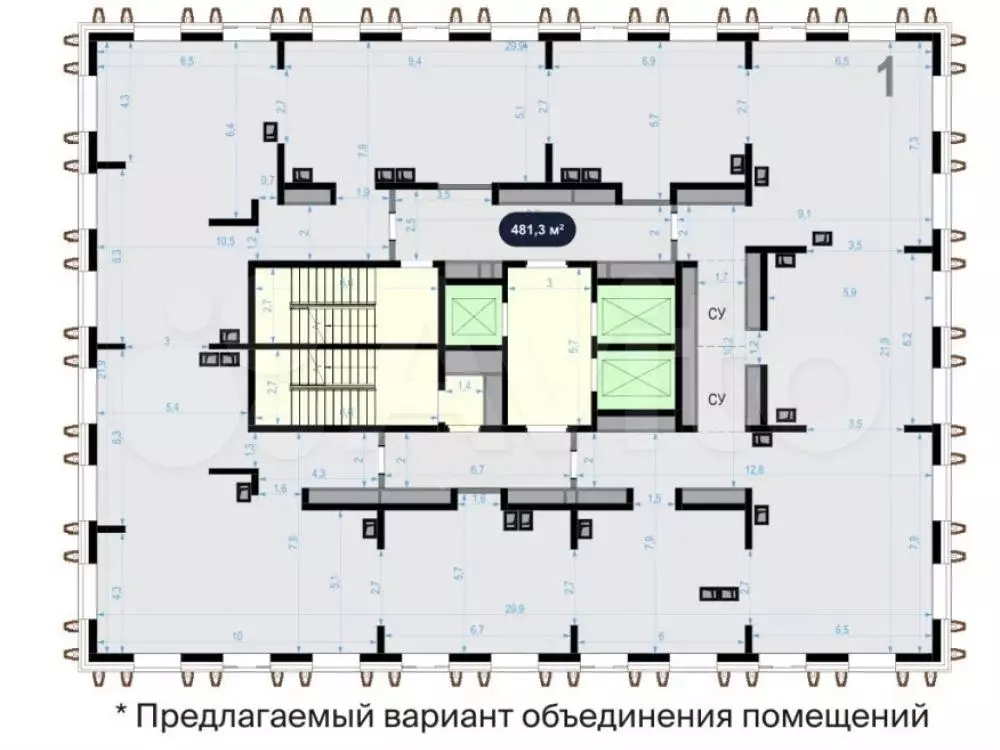 Продам офисное помещение, 481.3 м - Фото 0