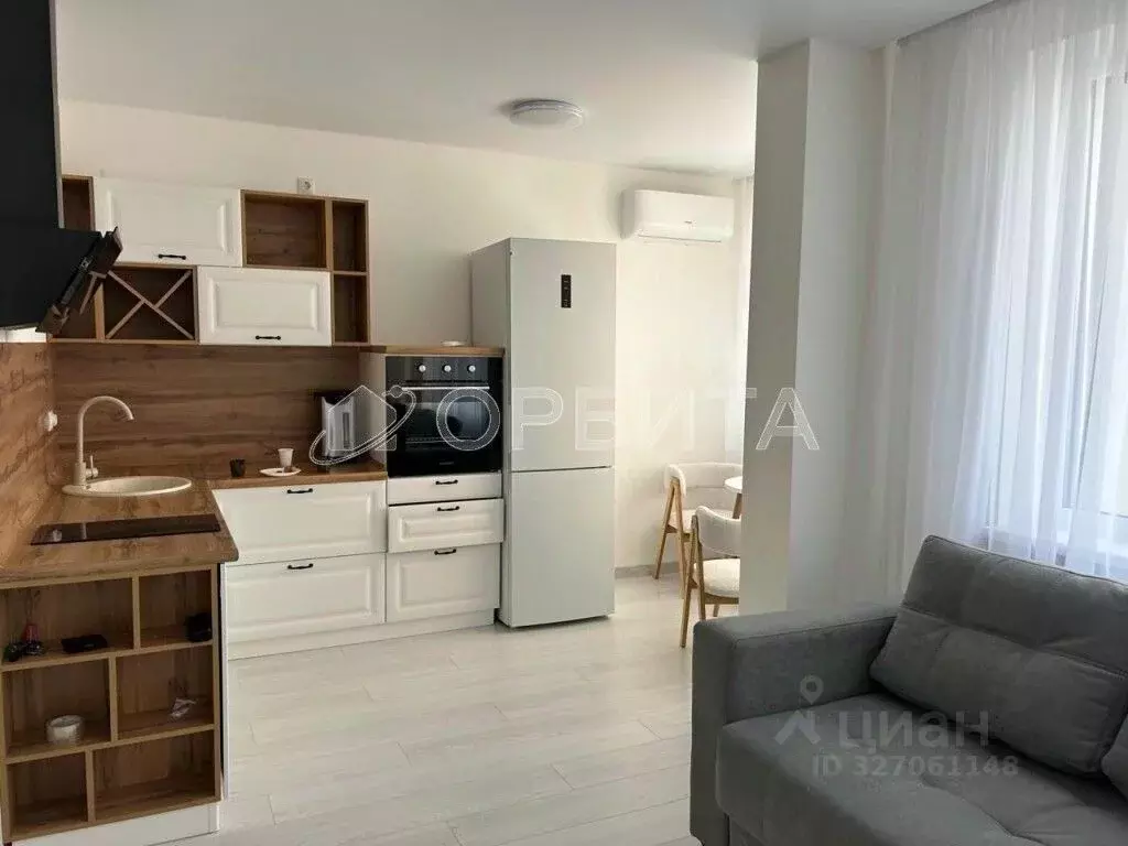 Студия Тюменская область, Тюмень Харьковская ул., 72А (27.5 м) - Фото 1