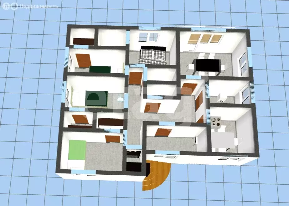 Дом в село Аверино, Поляковская улица (137.9 м) - Фото 2