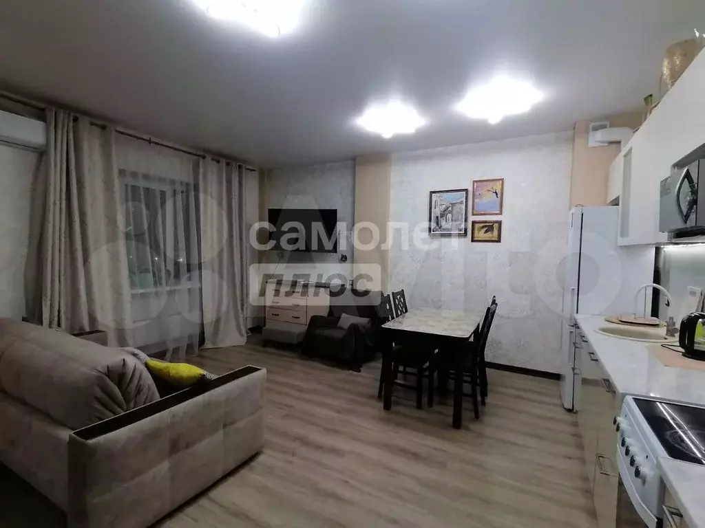 Квартира-студия, 40 м, 4/16 эт. - Фото 1