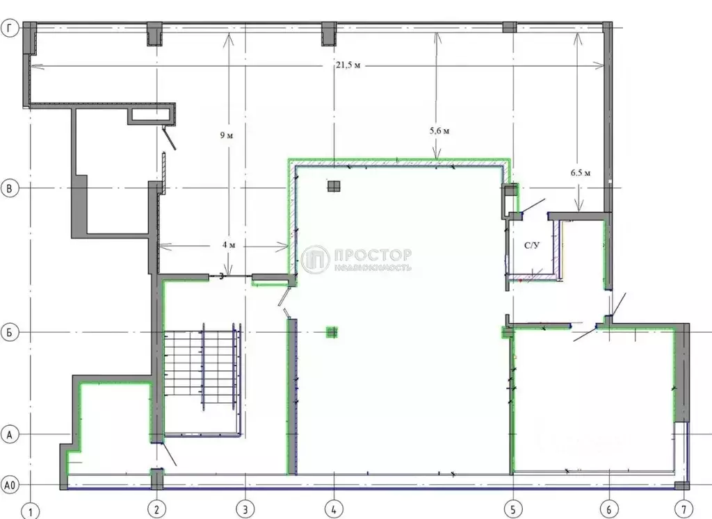 Помещение свободного назначения в Москва Сокольническая пл., 9 (131 м) - Фото 2