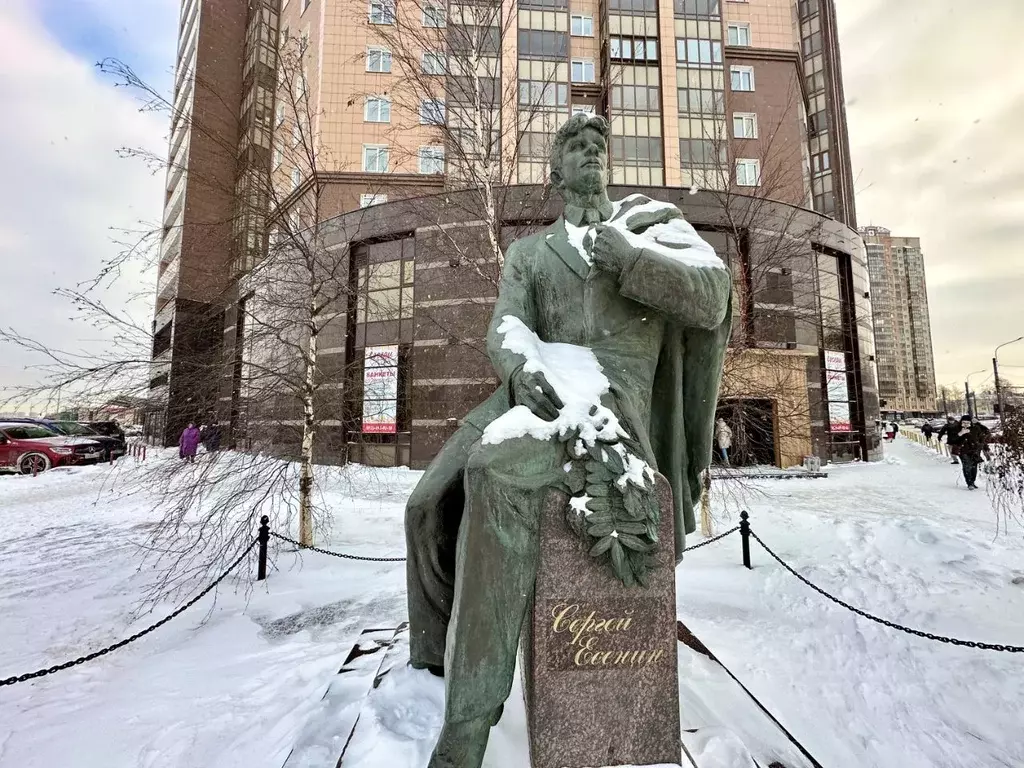 1-к кв. Санкт-Петербург ул. Есенина, 1к1 (44.5 м) - Фото 1