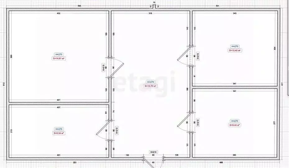 3-к кв. Ингушетия, Магас просп. Идриса Зязикова (130.0 м) - Фото 2