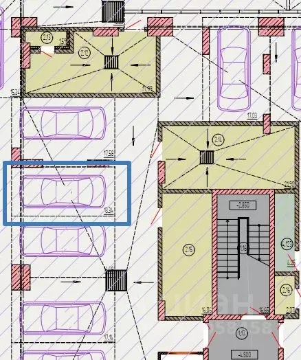 Гараж в Московская область, Красногорск Павшино мкр, Тетрис жилой ... - Фото 1