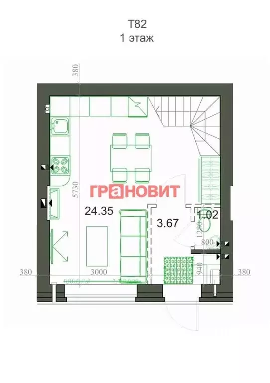 Таунхаус в Новосибирская область, с. Новолуговое, Березки-2 мкр, 5-й ... - Фото 1