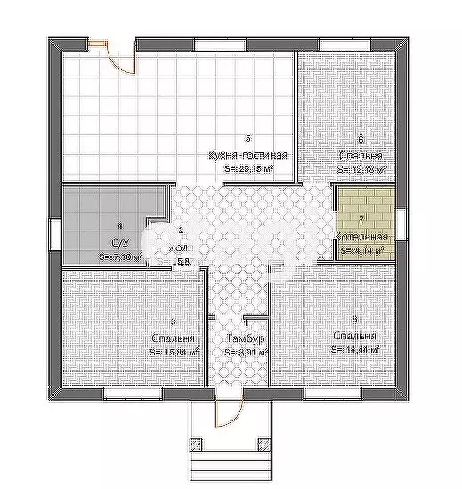 Дом в посёлок Майский, квартал Майский-80 (85 м) - Фото 1