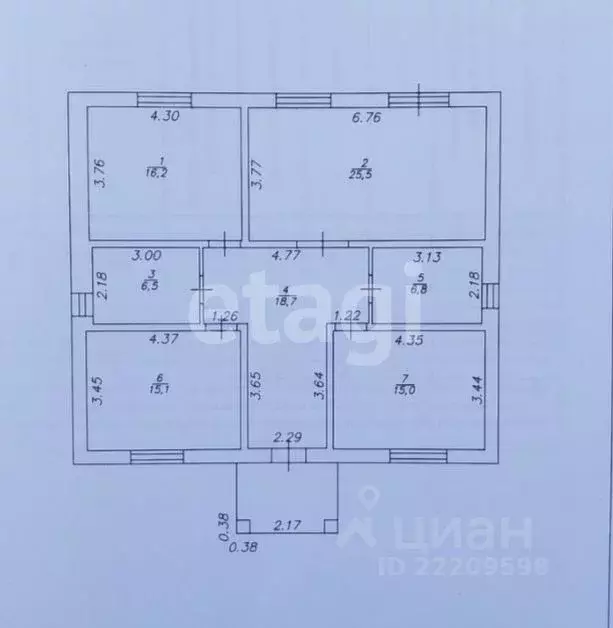 Дом в Белгородская область, Старый Оскол 7 (110 м) - Фото 1