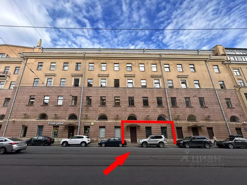Помещение свободного назначения в Санкт-Петербург ул. Чапаева, 5 (107 ... - Фото 2