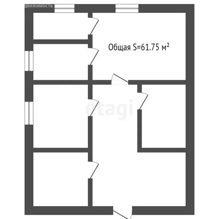 Помещение свободного назначения (61.75 м) - Фото 2
