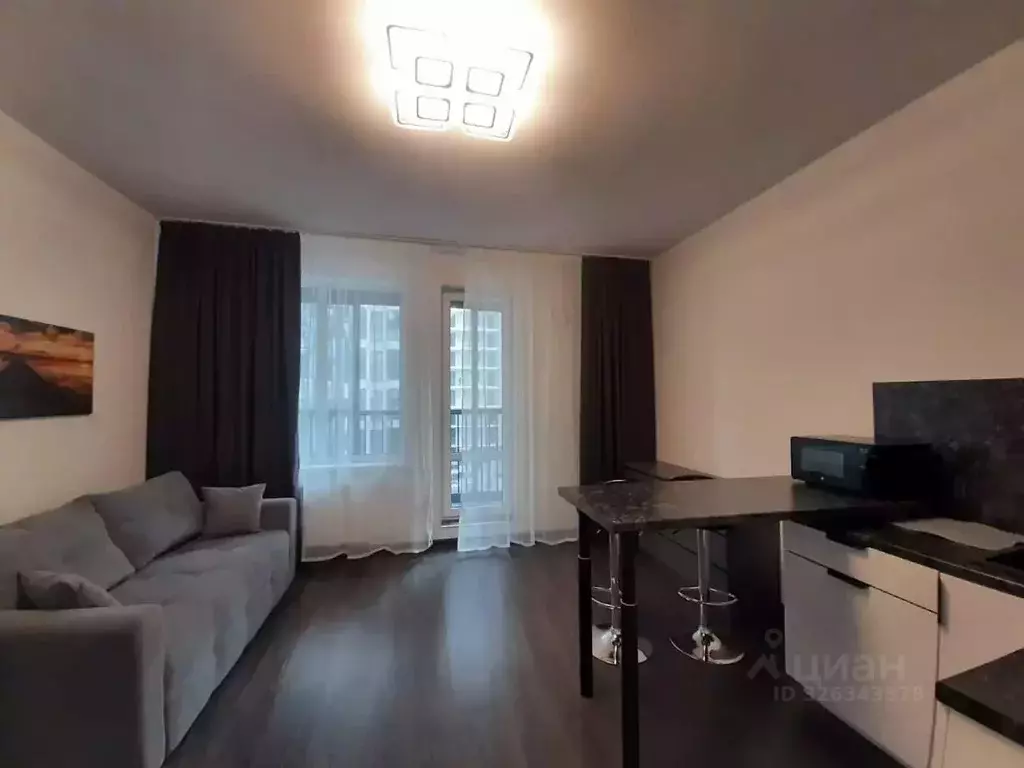 Студия Санкт-Петербург аллея Арцеуловская, 17 (24.7 м) - Фото 1