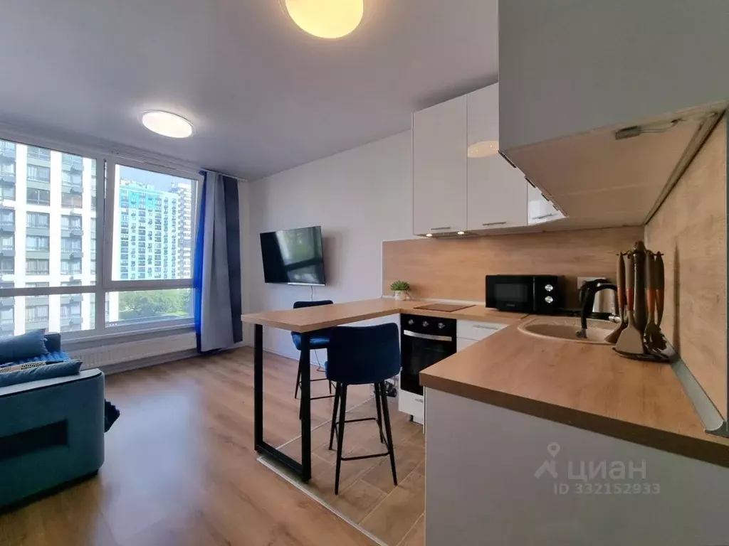 Студия Москва Производственная ул., 17 (21.0 м) - Фото 1