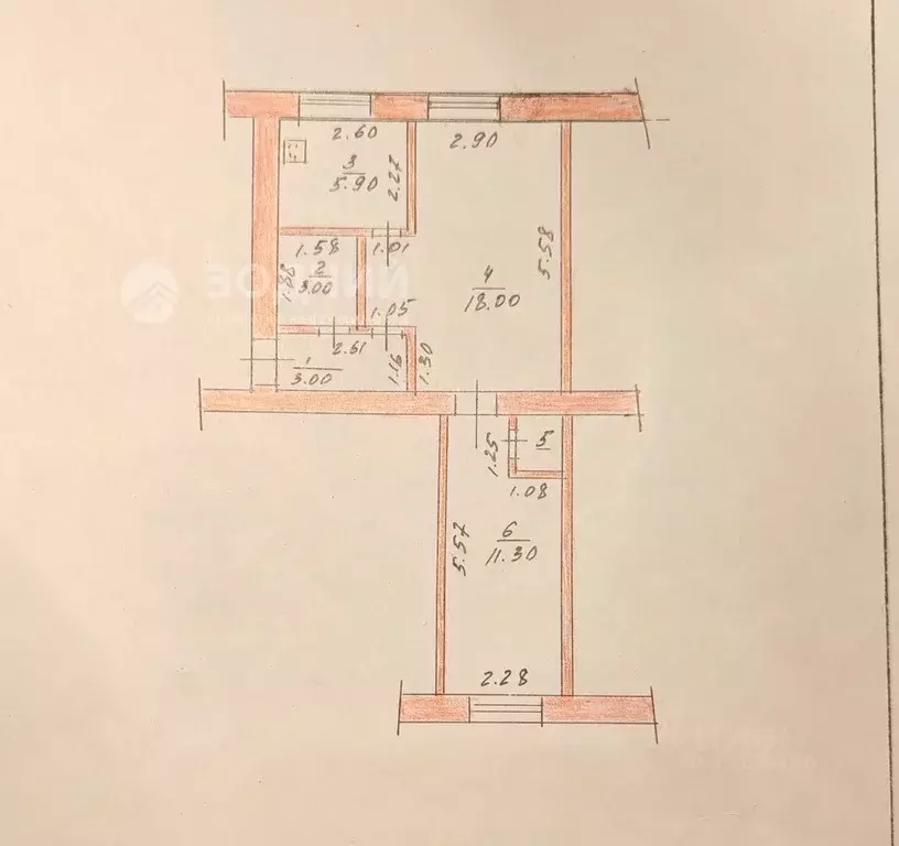 2-к кв. Чувашия, Чебоксары ул. Композитора Максимова, 5 (42.2 м) - Фото 2