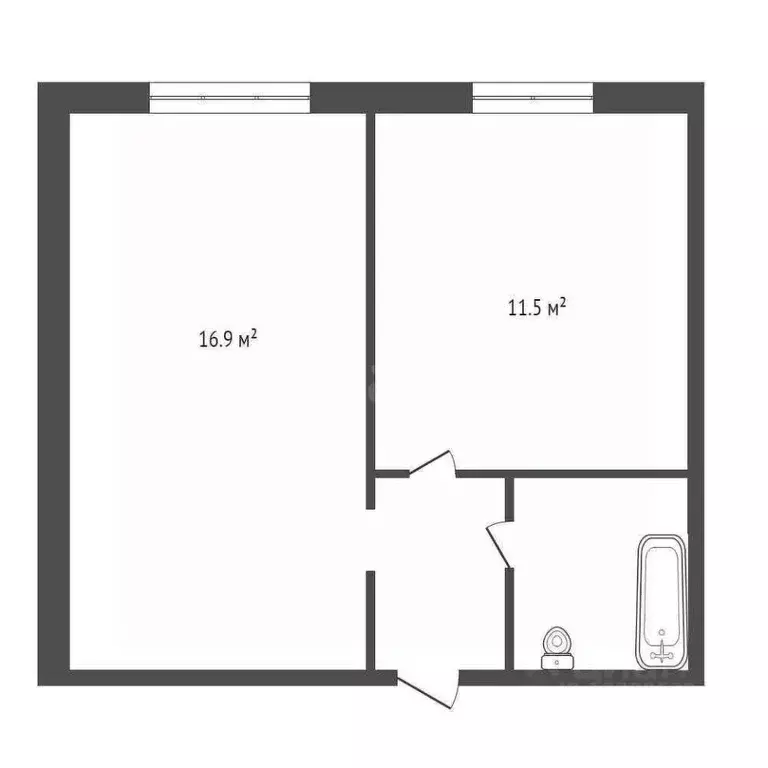 Комната Красноярский край, Красноярск ул. Крупской, 1а (15.0 м) - Фото 1