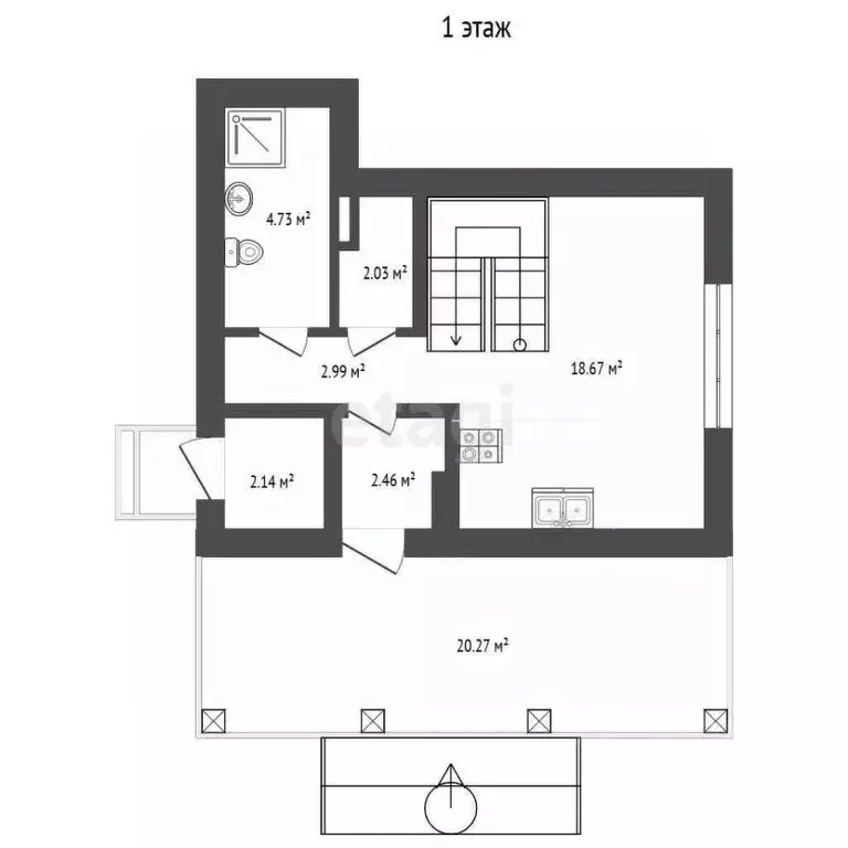Дом в Марий Эл, Йошкар-Ола Тюльпан СНТ, 131 (80 м) - Фото 1