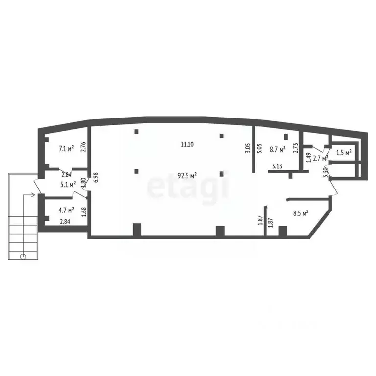 Торговая площадь в Кемеровская область, Кемерово ул. Дружбы, 3 (130 м) - Фото 1