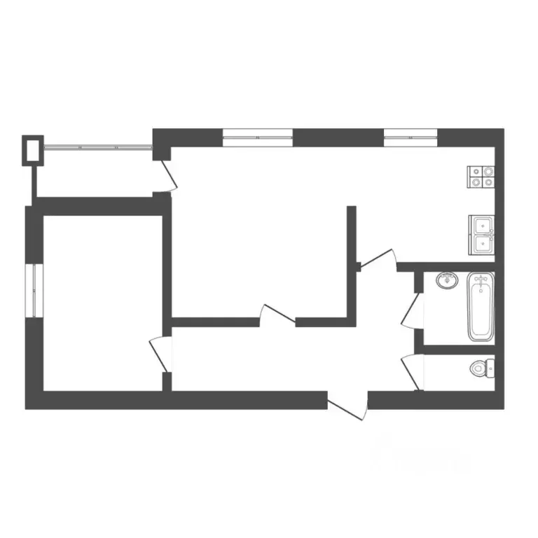 2-к кв. Тюменская область, Тюмень Широтная ул., 125 (80.0 м) - Фото 2