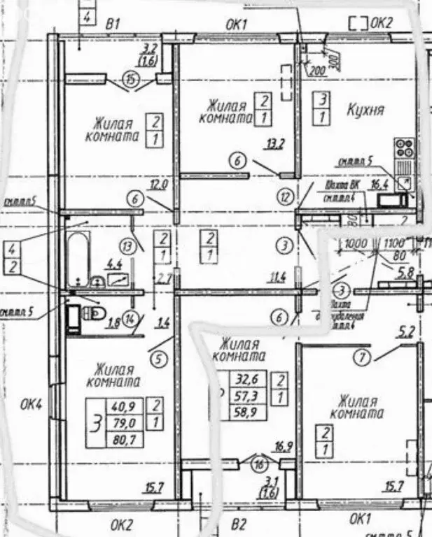 3-комнатная квартира: Воронеж, улица Загоровского, 13к3 (81 м) - Фото 0