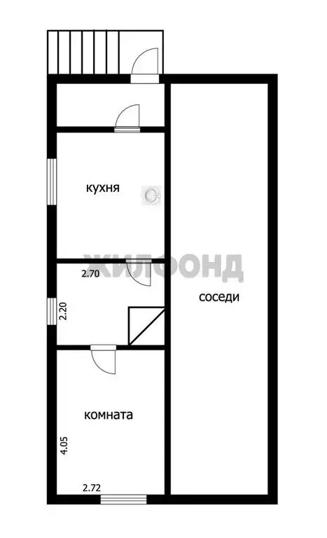 Дом в Барнаул, улица Гоголя (28 м) - Фото 1
