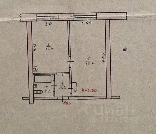 Свободной планировки кв. Приморский край, Лесозаводск ул. Кравчука, 3А ... - Фото 2