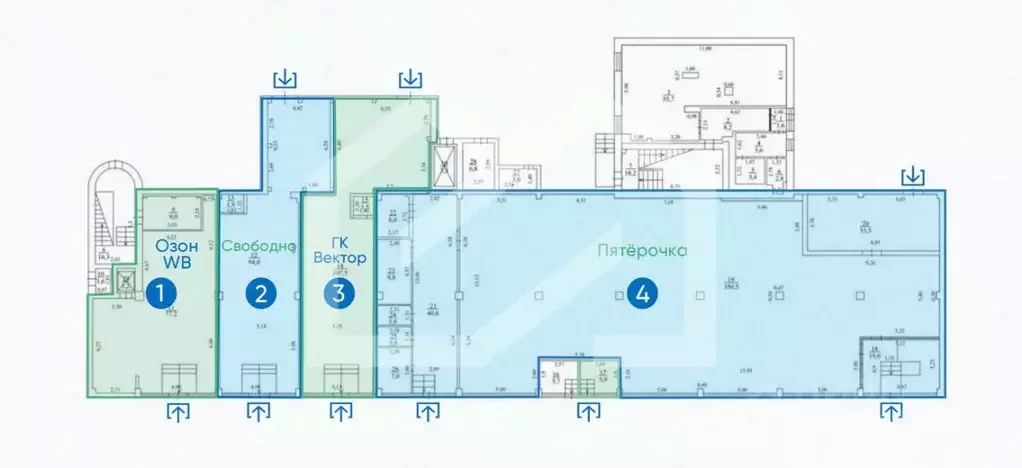 Помещение свободного назначения в Москва Вольная ул., 35С4 (78 м) - Фото 2