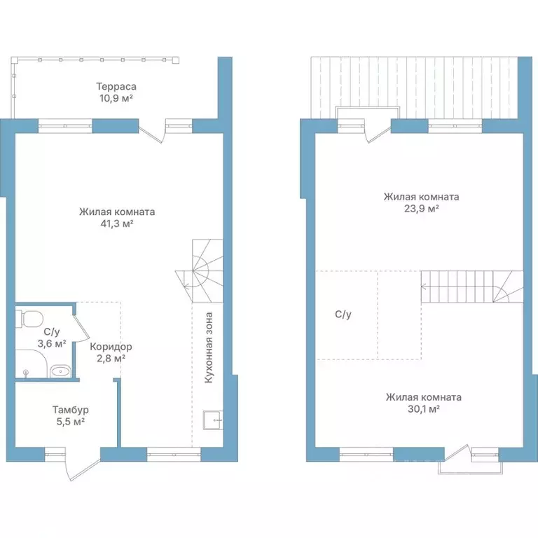 Таунхаус в Новосибирская область, Мошковский район, пос. Октябрьский, ... - Фото 1
